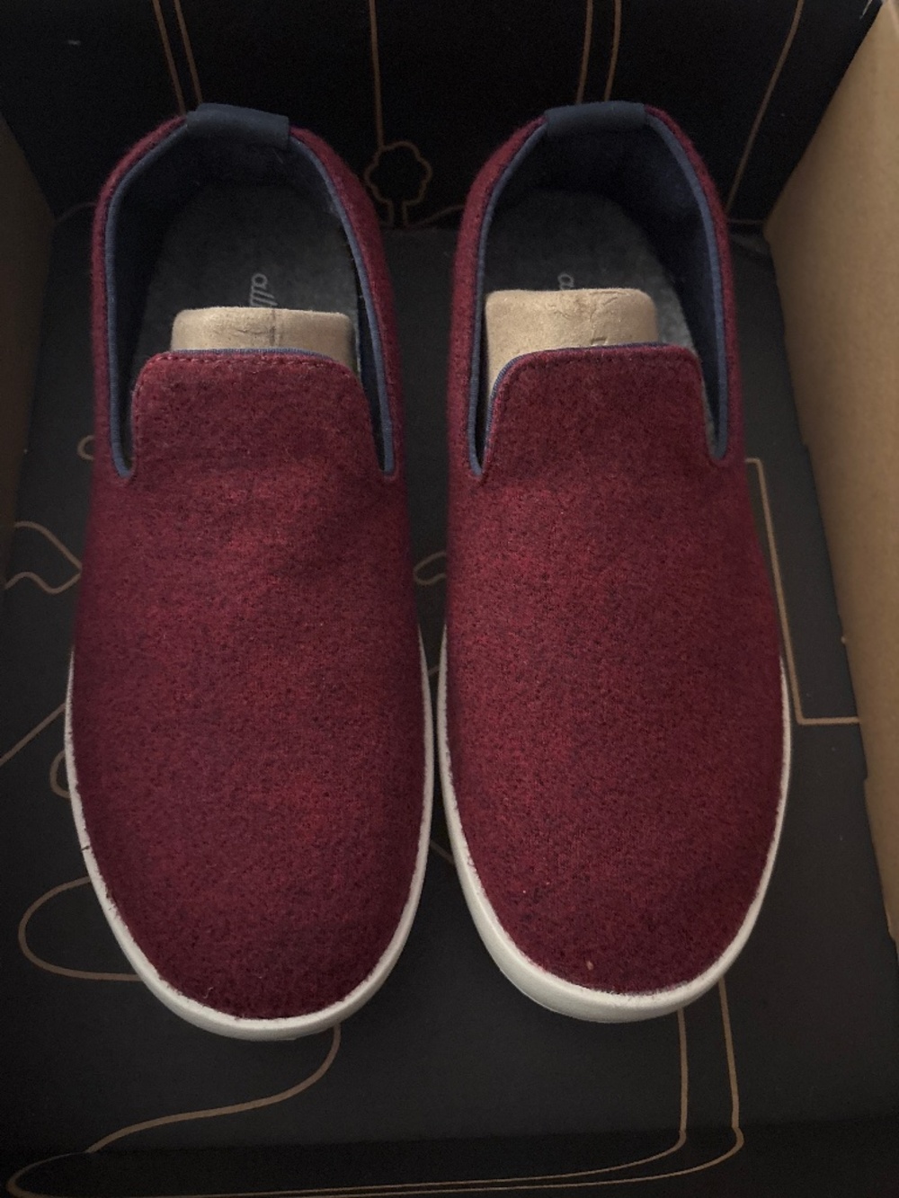 New in Box! Allbirds size 8 women’s wool lounger Olympus (white sole)